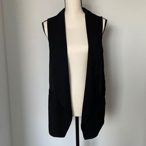 Black Long Vest